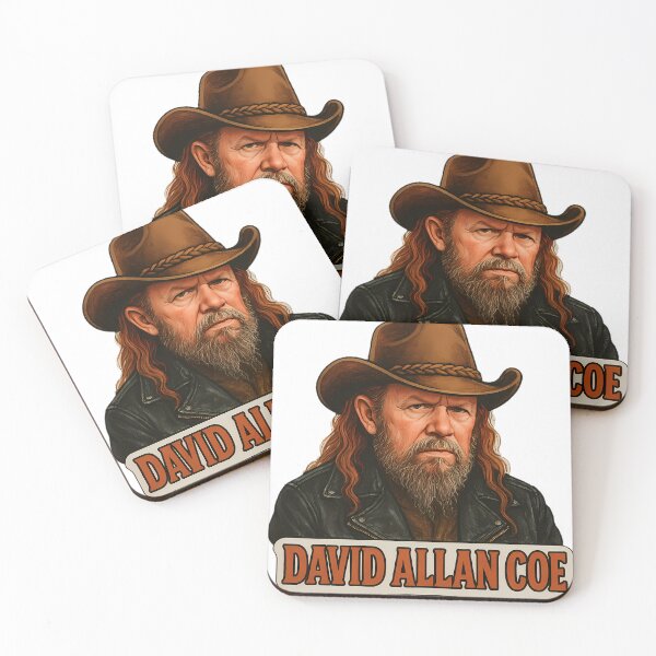 Artikelvorschau, David Allan Coe Tees Vintage Retro Klassisches T-Shirt entworfen und verkauft von NCNGDESIGN.