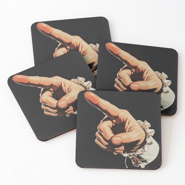 Item preview, Dramatic Pointing Hand Renaissance Style | Vintage Dark Aesthetic designed and sold by Resolution Retro.