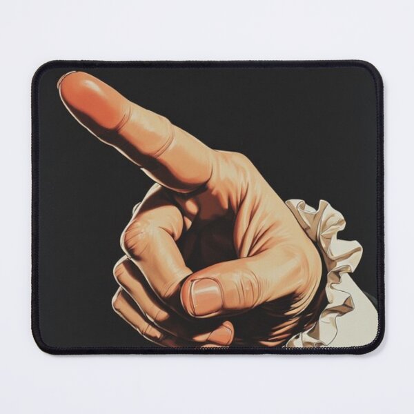 Item preview, Dramatic Pointing Hand Renaissance Style | Vintage Dark Aesthetic designed and sold by Resolution Retro.