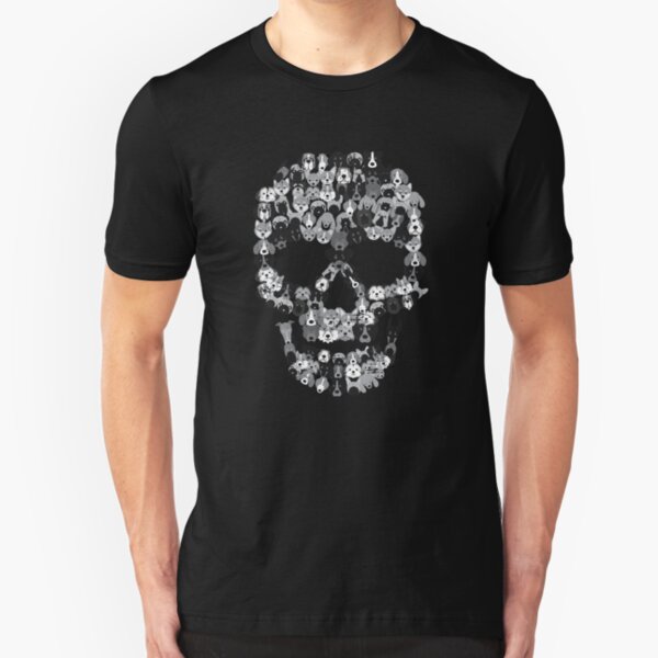 Skull dogs Slim Fit T-Shirt