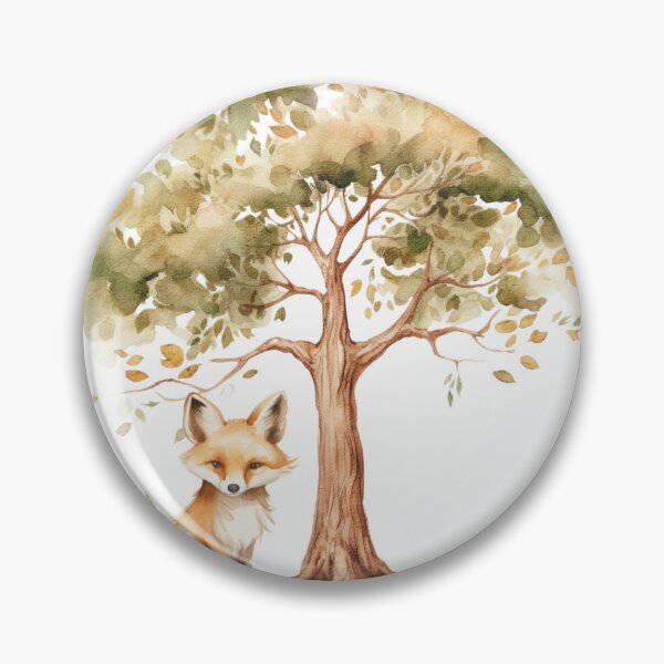 Item preview, Fox Beneath the Autumn Tree Nature Aesthetic designed and sold by JoPiCreative.