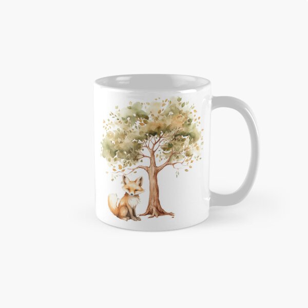 Item preview, Fox Beneath the Autumn Tree Nature Aesthetic designed and sold by JoPiCreative.