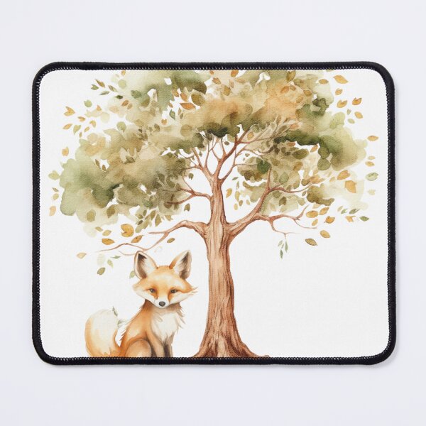 Item preview, Fox Beneath the Autumn Tree Nature Aesthetic designed and sold by JoPiCreative.