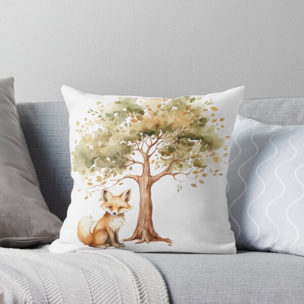 Item preview, Fox Beneath the Autumn Tree Nature Aesthetic designed and sold by JoPiCreative.