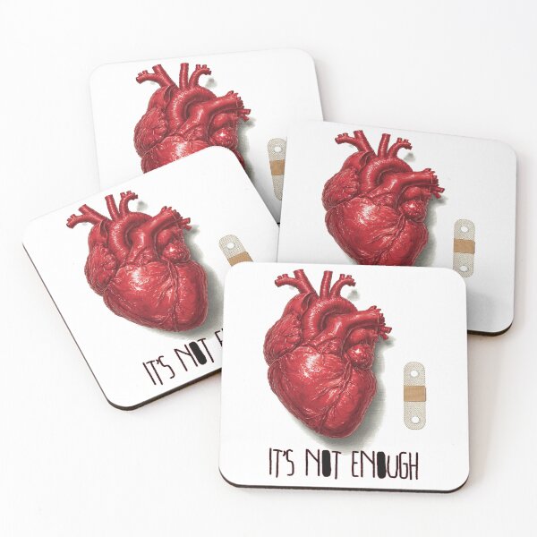 Item preview, It’s Not Enough Heartbreak Design | Sad Heart and Bandaid Aesthetic Gift designed and sold by Ignorant-Artist.