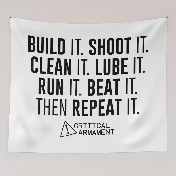 Item preview, Build It. Shoot It. Clean It. Lube It. designed and sold by thatdudedonut.