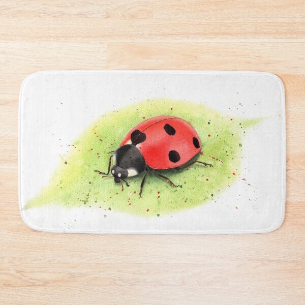 Item preview, Cute Ladybug on a leaf designed and sold by dpesheva-art.