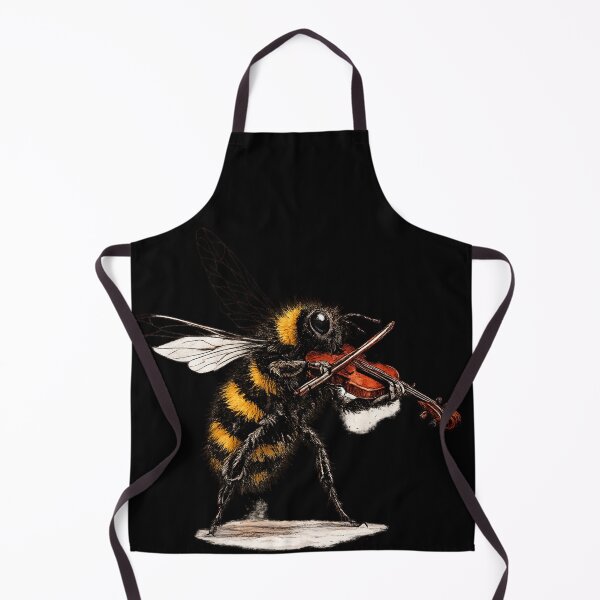Item preview, Honey bee playing violin designed and sold by HouseofArtwear.