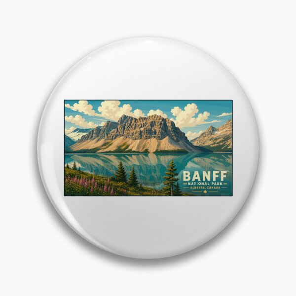 Item preview, Banff National Park Retro Design designed and sold by Gideon Emmerich.