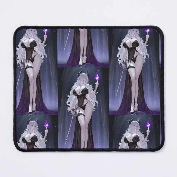 Item preview, Dark Demon Queen Anime Girl | Gothic Fantasy Succubus Art | Edgy Waifu Aesthetic Illustration designed and sold by FarhanMfempire.
