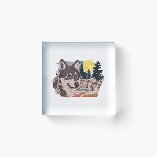 Item preview, Napoleon Dynamite Movie - Retro Wolf Nature Scene designed and sold by rixzstuffe.