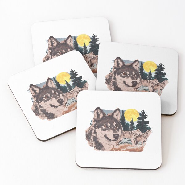 Item preview, Napoleon Dynamite Movie - Retro Wolf Nature Scene designed and sold by rixzstuffe.