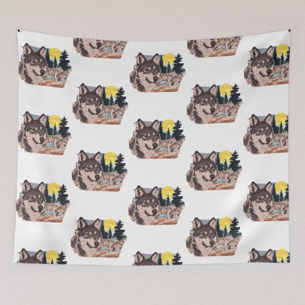 Item preview, Napoleon Dynamite Movie - Retro Wolf Nature Scene designed and sold by rixzstuffe.