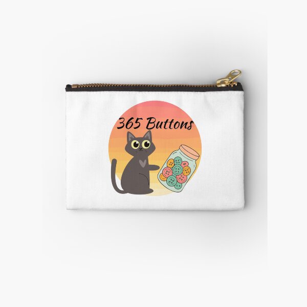 Item preview, 365 Buttons Cat – Chaotic Meme Art designed and sold by happiecatstore.