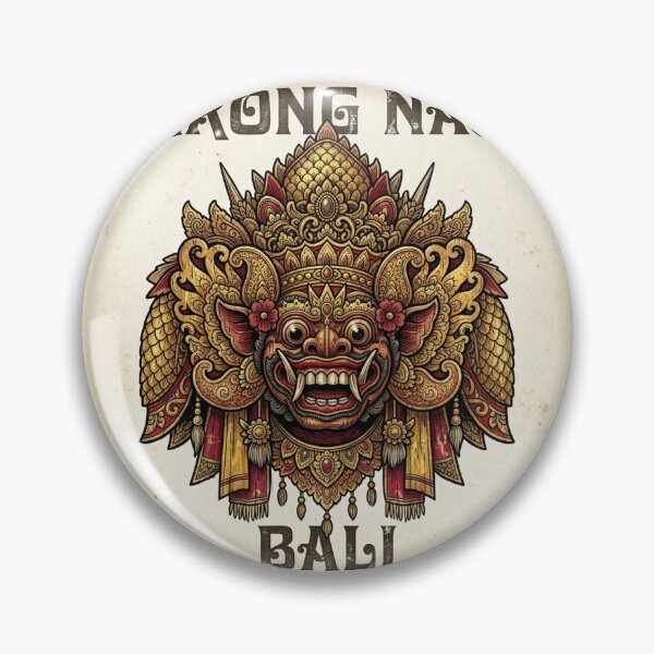 Item preview, Barong Naga Vintage Balinese Myth Art designed and sold by DuckOddity.