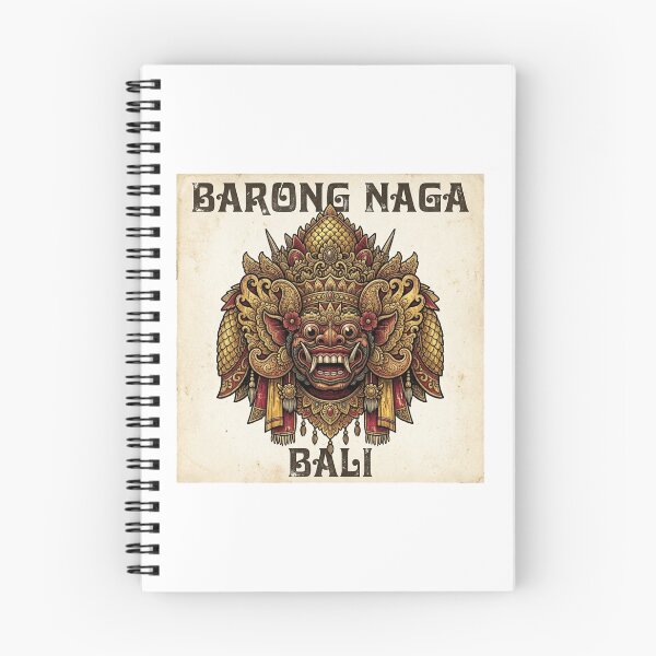 Item preview, Barong Naga Vintage Balinese Myth Art designed and sold by DuckOddity.