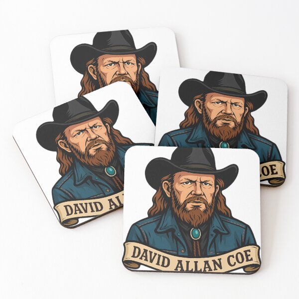 Artikelvorschau, David Allan Coe Tees Vintage Retro Klassisches T-Shirt entworfen und verkauft von NRSROTE.