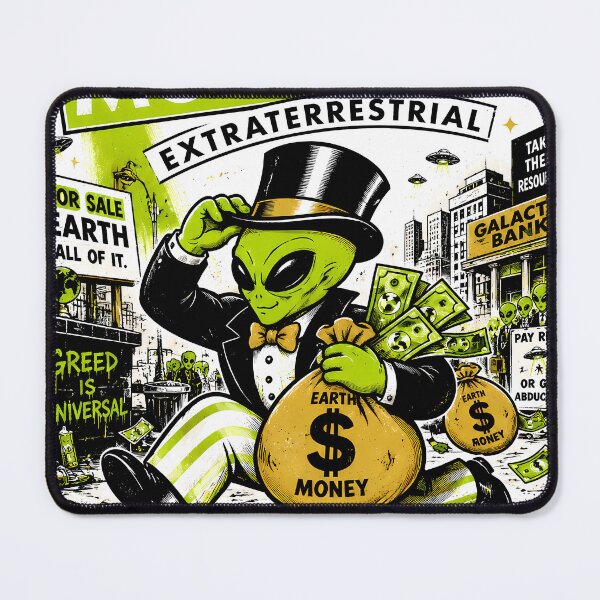 Item preview, Monopoly Extraterrestrial Alien Capitalism Artwork designed and sold by Highwayman1975.