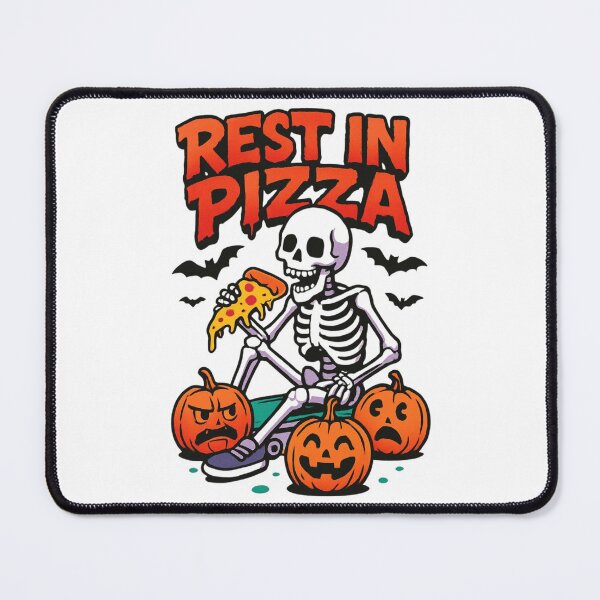 Item preview, Rest In Pizza Skeleton Party designed and sold by YZGraphics.