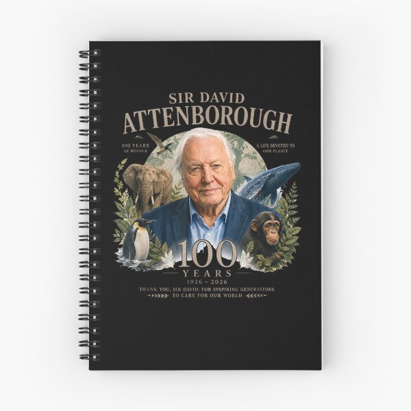 Item preview, Sir David Attenborough 100 Years Birthday Wildlife Nature Legend designed and sold by phoebelevine.