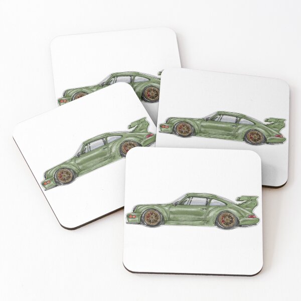 Item preview, Watercolor Green Vintage Car  designed and sold by Norawh.