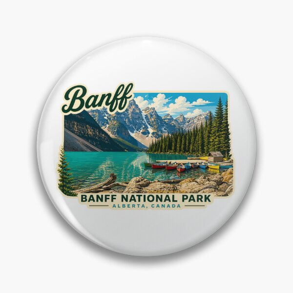 Item preview, Banff National Park Retro Design designed and sold by Gideon Emmerich.