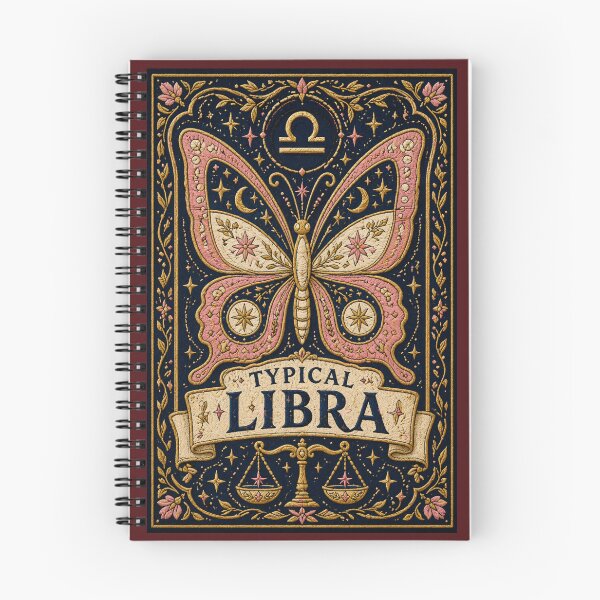 Item preview, Typical Libra Zodiac Butterfly – Medieval Embroidery Animal Art designed and sold by doinitzart.