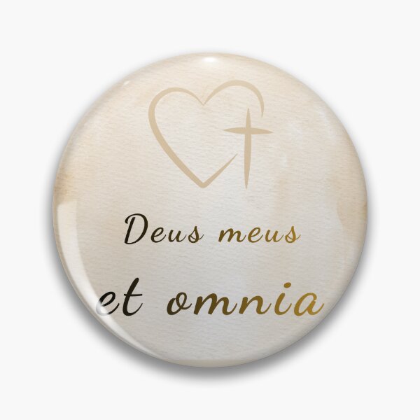Item preview, My God and My All - St. Francis of Assisi Saint Quote Art designed and sold by Très Joli Brothers.