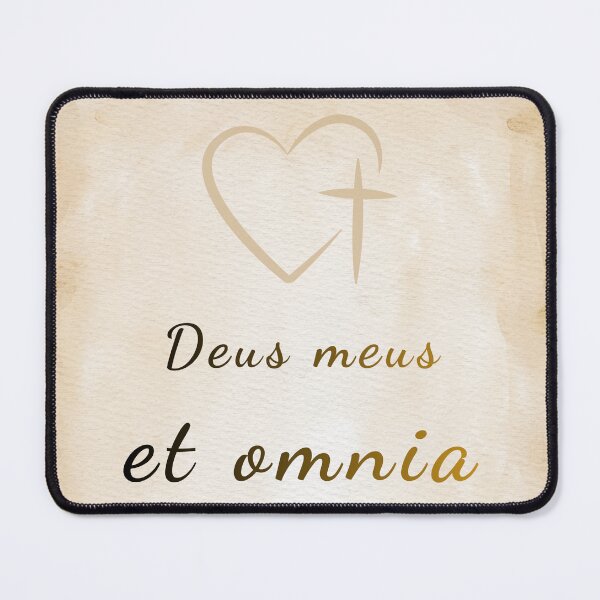 Item preview, My God and My All - St. Francis of Assisi Saint Quote Art designed and sold by Très Joli Brothers.