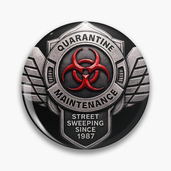 Item preview, Quarantine Maintenance Badge designed and sold by Q-Maintenance.