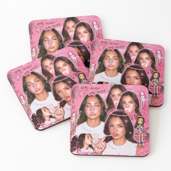 Item preview, Drop Dead - Olivia Rodrigo Bubblegum Pink Y2K Pop Rock Collage designed and sold by Eaterweal.