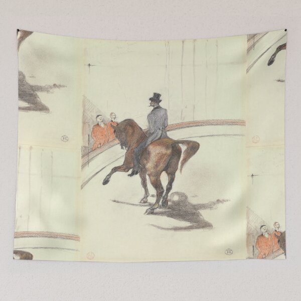 Item preview, At the Circus: The Spanish Walk by Henri de Toulouse-Lautrec | Vintage Equestrian Circus Poster designed and sold by artofuniverse.