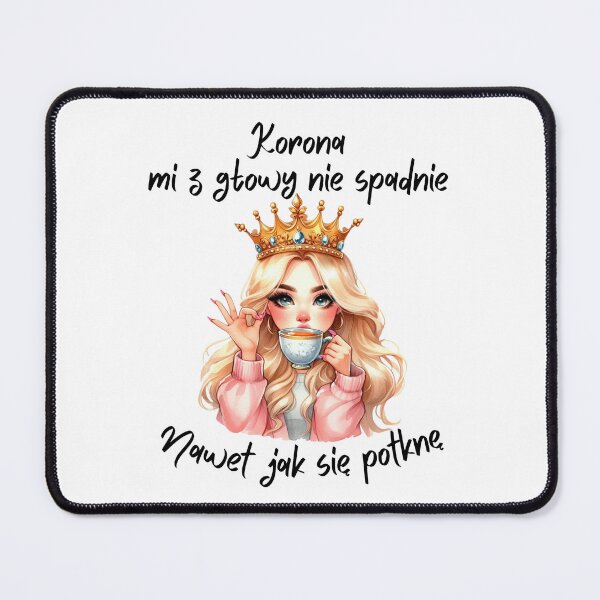 Item preview, Korona Mi z Głowy Nie Spadnie – Polish Quote designed and sold by happiecatstore.