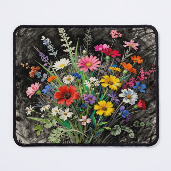 Item preview, Colorful floral bouquet • Vibrant floral artwork full of expressiveness and natural beauty designed and sold by FotoworldEdel.