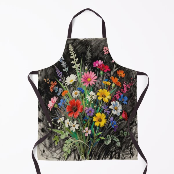 Item preview, Colorful floral bouquet • Vibrant floral artwork full of expressiveness and natural beauty designed and sold by FotoworldEdel.