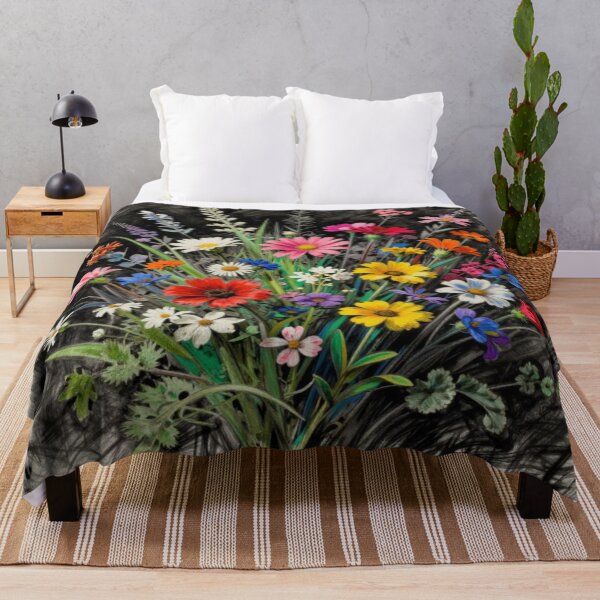 Item preview, Colorful floral bouquet • Vibrant floral artwork full of expressiveness and natural beauty designed and sold by FotoworldEdel.