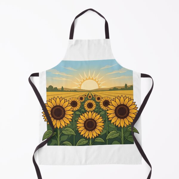 Item preview, Sunflower Field Golden Summer designed and sold by Byte-shirt.
