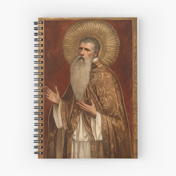 Item preview, Saint Adrian of Canterbury designed and sold by SanctifiedSouls.