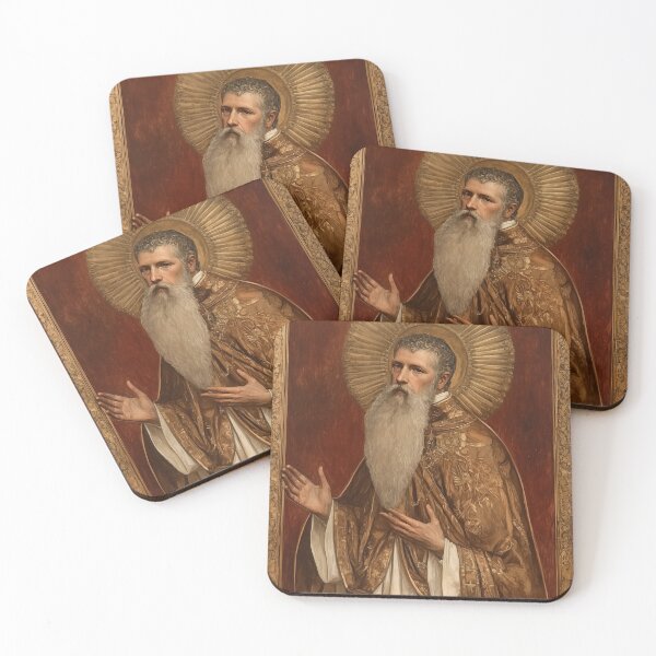 Item preview, Saint Adrian of Canterbury designed and sold by SanctifiedSouls.