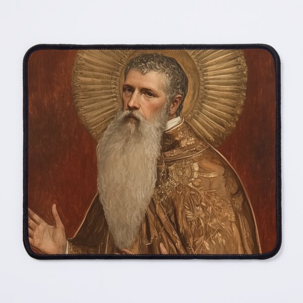 Item preview, Saint Adrian of Canterbury designed and sold by SanctifiedSouls.