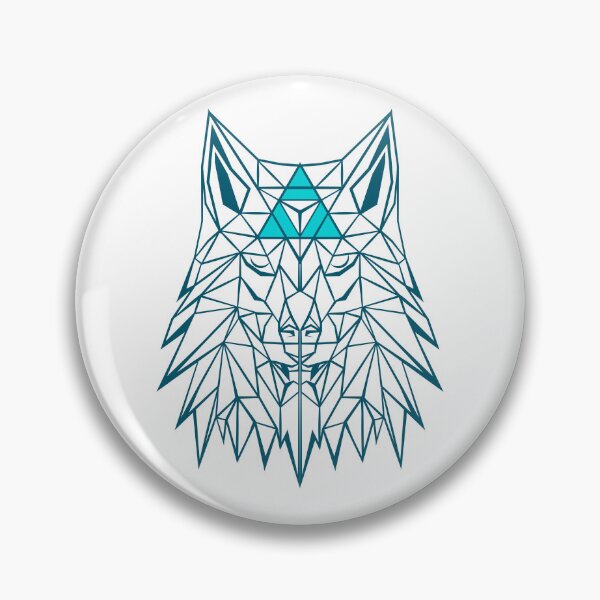 Item preview, Geometric Wolf Line Art Spiritual Design designed and sold by ART-J-JAKE Wear.