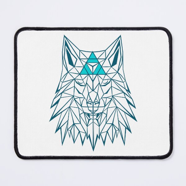 Item preview, Geometric Wolf Line Art Spiritual Design designed and sold by ART-J-JAKE Wear.