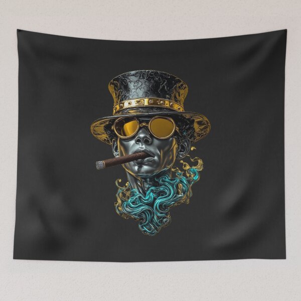 Item preview,  Ether Rebel: Gold Cigar & Obsidian Chrome | Sovereign Collection_Vol_02 designed and sold by Shift-Bloom.