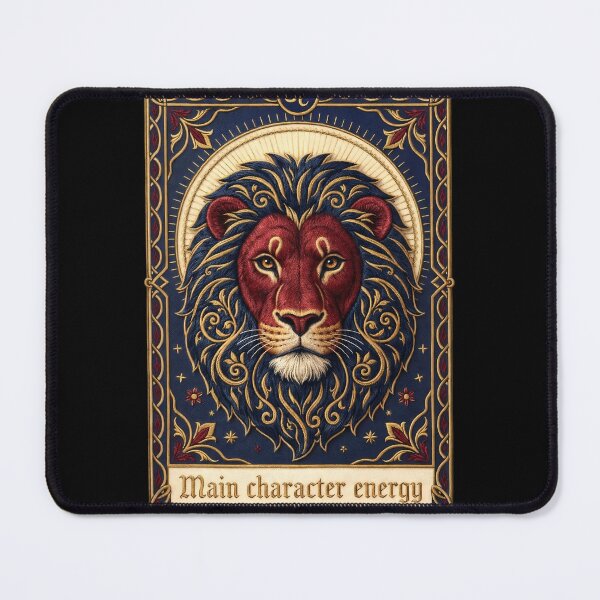 Item preview, Leo Zodiac Lion – Medieval Embroidery Animal Art designed and sold by doinitzart.