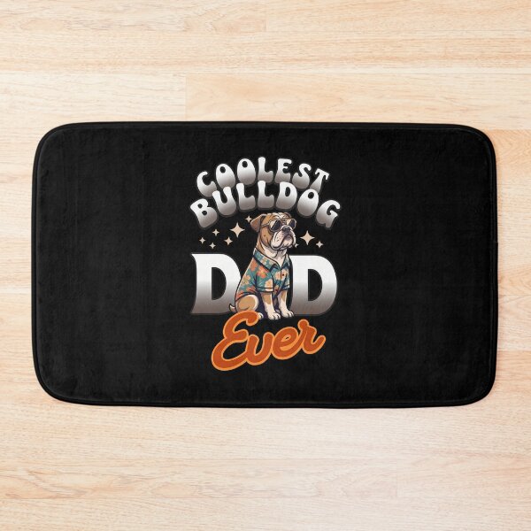 Item preview, Coolest Bulldog Dad Ever Retro Dog Shirt designed and sold by OlyvieArt.