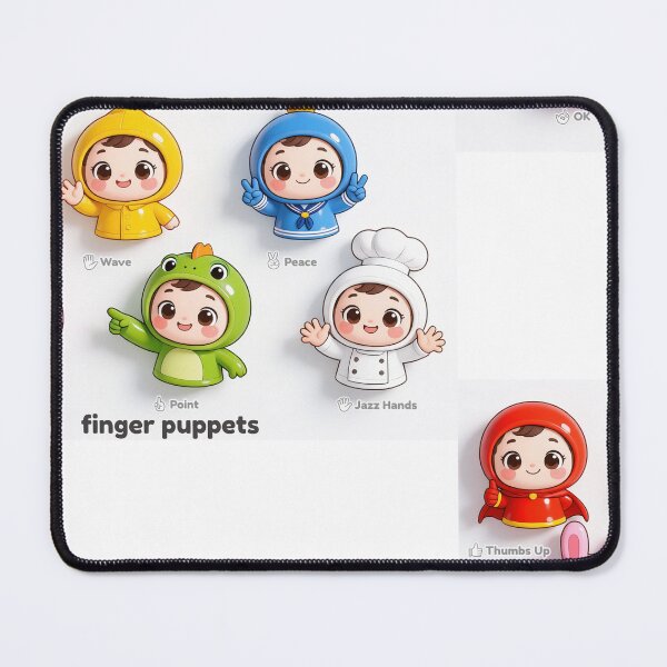 Item preview, finger puppets designed and sold by RiverFong.