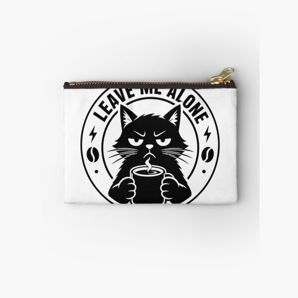 Item preview, Leave Me Alone Introvert Black Cat designed and sold by Zenvique Art.