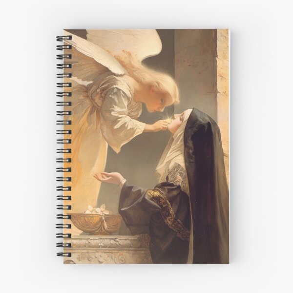 Item preview, Saint Angela of Foligno designed and sold by SanctifiedSouls.