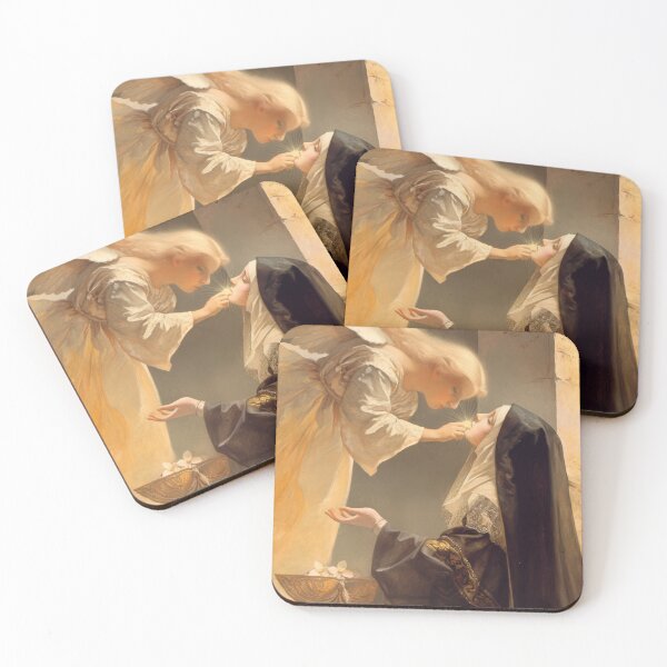 Item preview, Saint Angela of Foligno designed and sold by SanctifiedSouls.