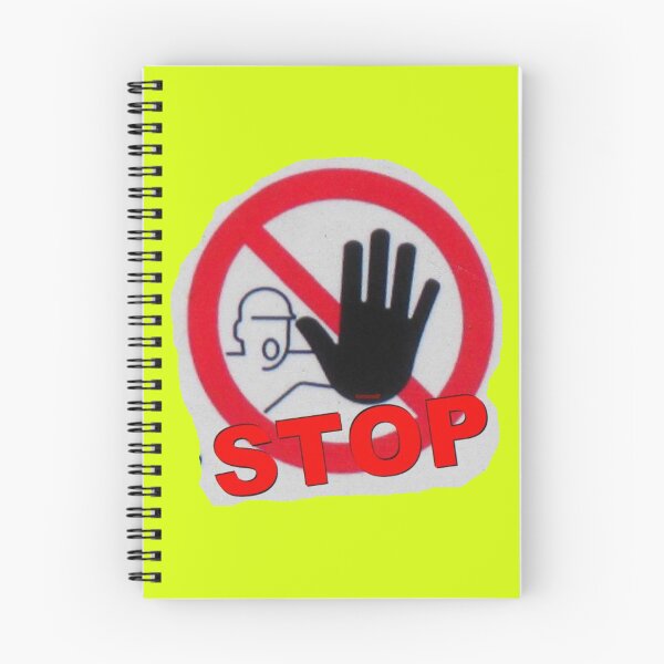 Item preview, Warning sign with hand and STOP designed and sold by ZoffArt-Shop.